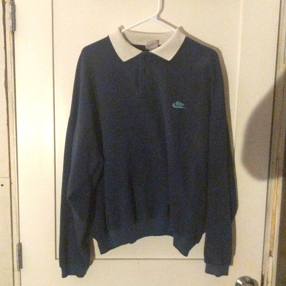 Vintage Nike polo long sleeve top XL fits like a large